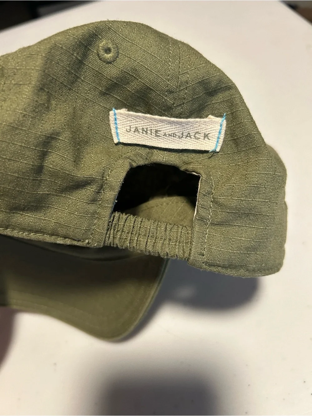 Vintage 2009 Spring Collection Janie and Jack Olive Green Baseball Cap